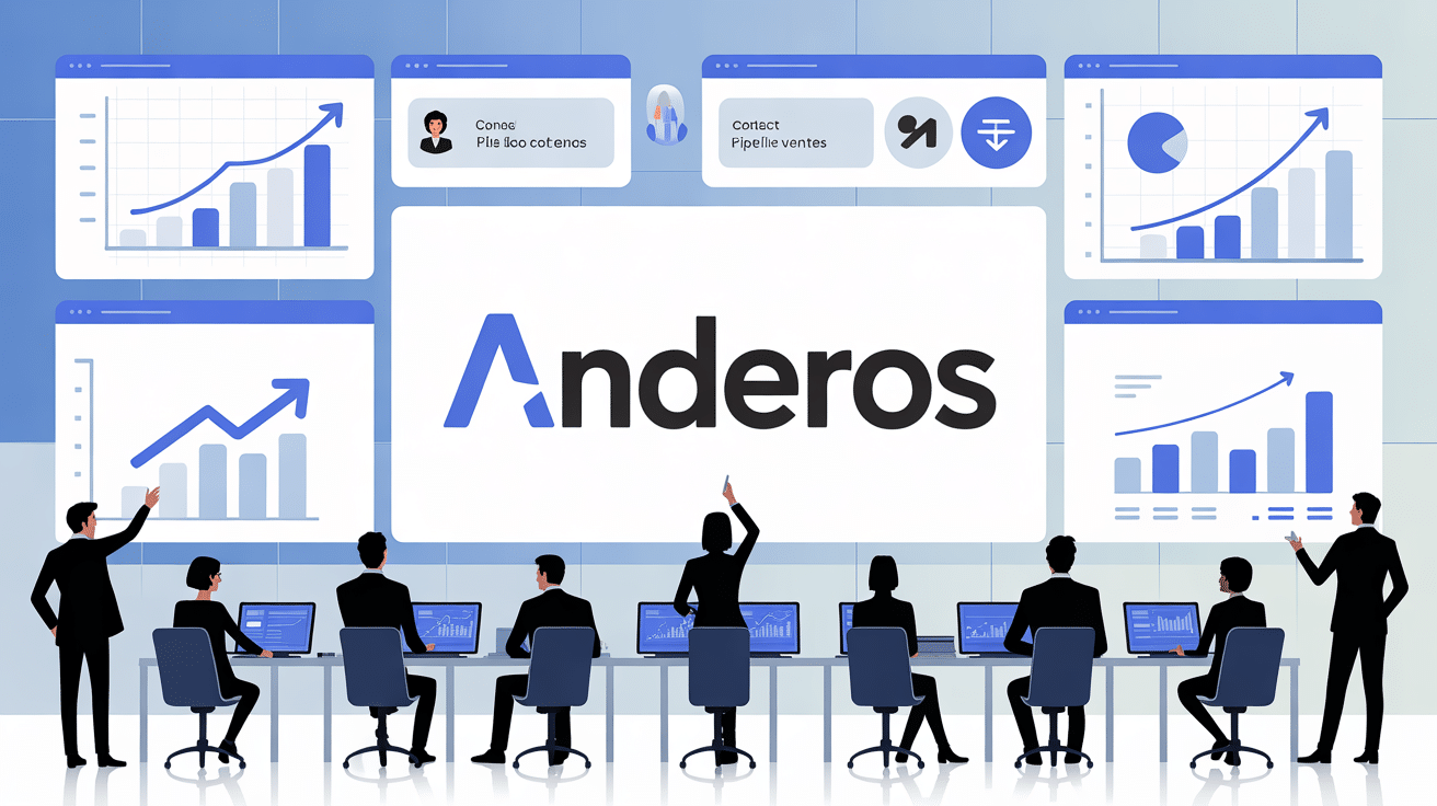 professionnels anderos analysant croissance commerciale