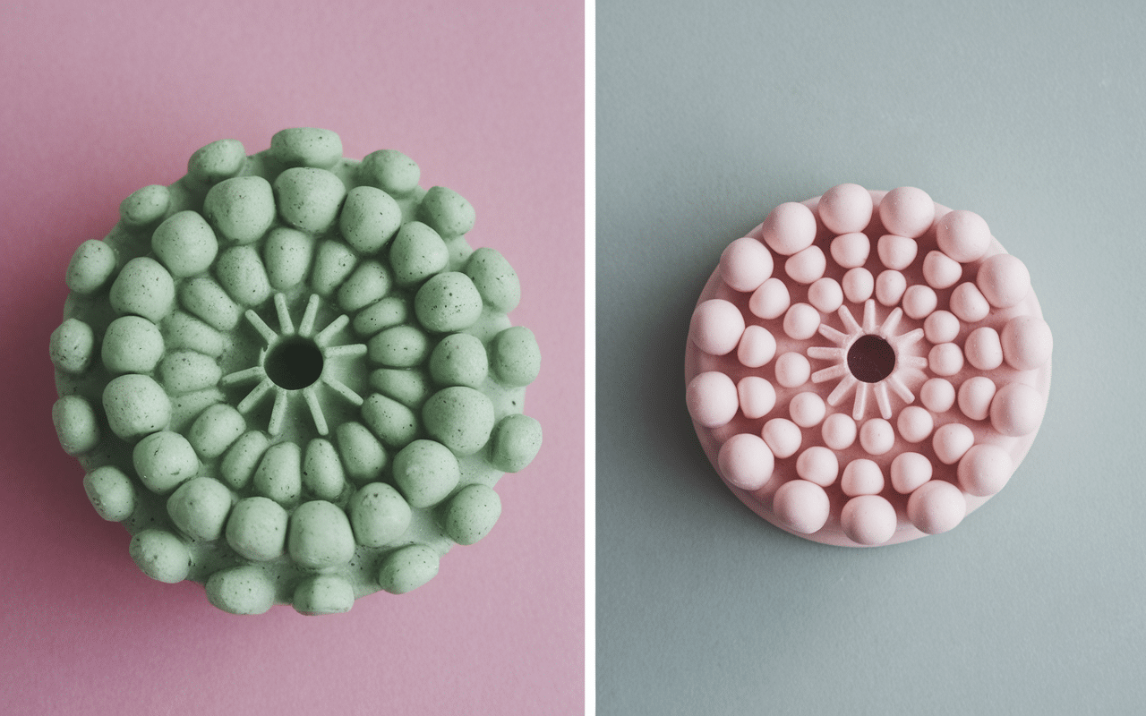 Comparaison moule silicone sur mesure et standard