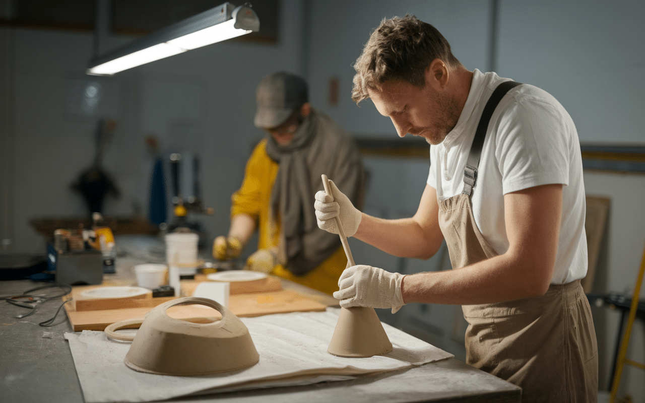 Étapes fabrication moule silicone sur mesure