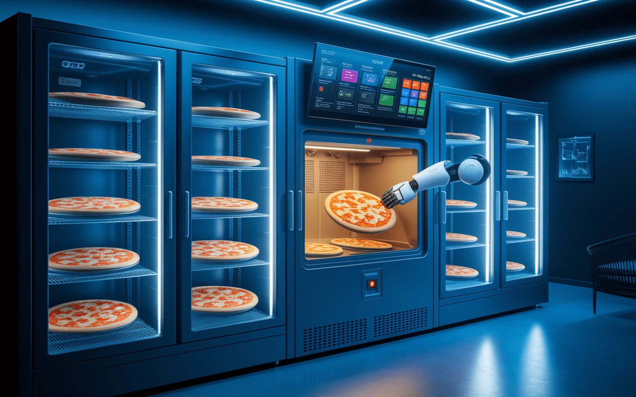 machine distributrice mypizzadoor pro technologie réfrigérée