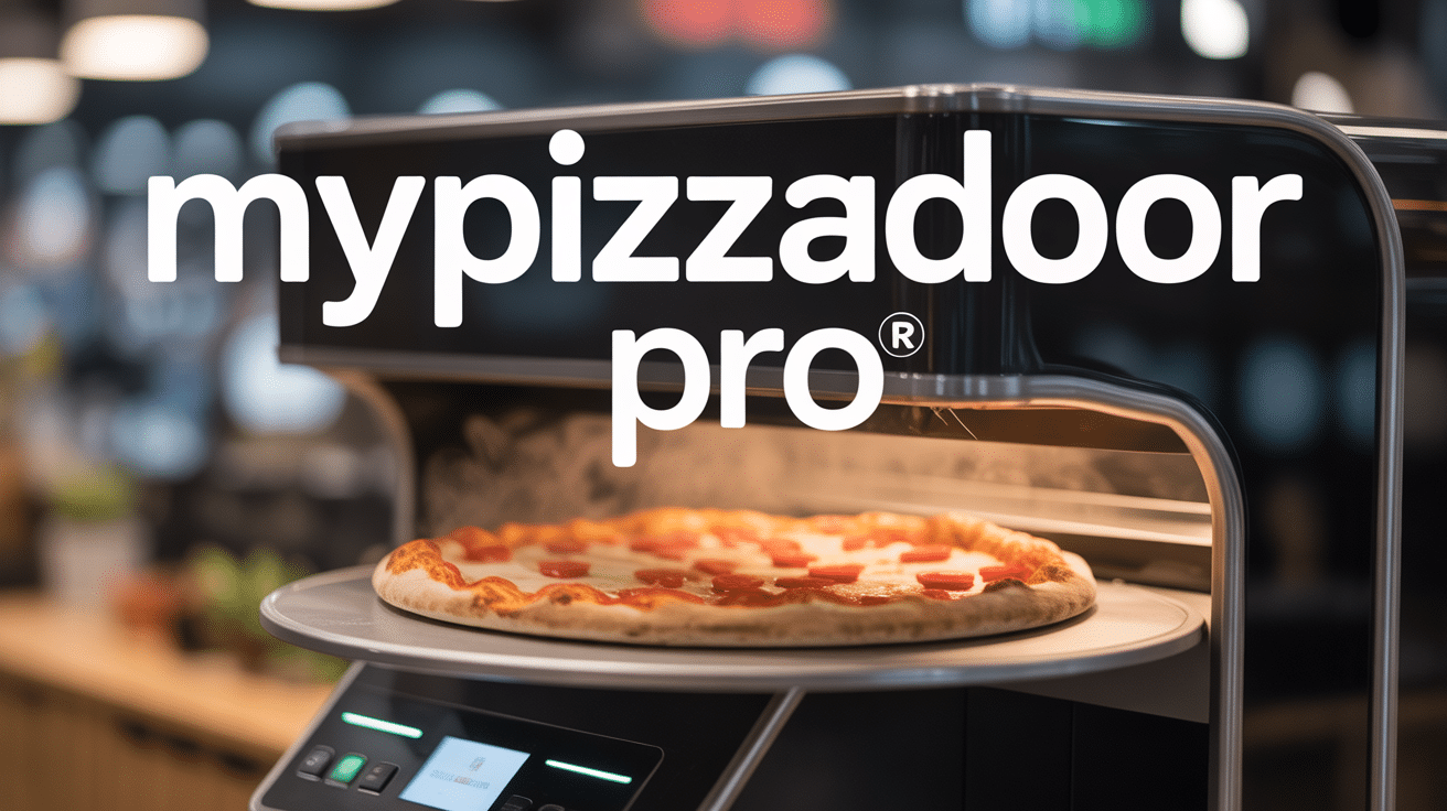 distributeur automatique mypizzadoor pro moderne avec pizza chaude