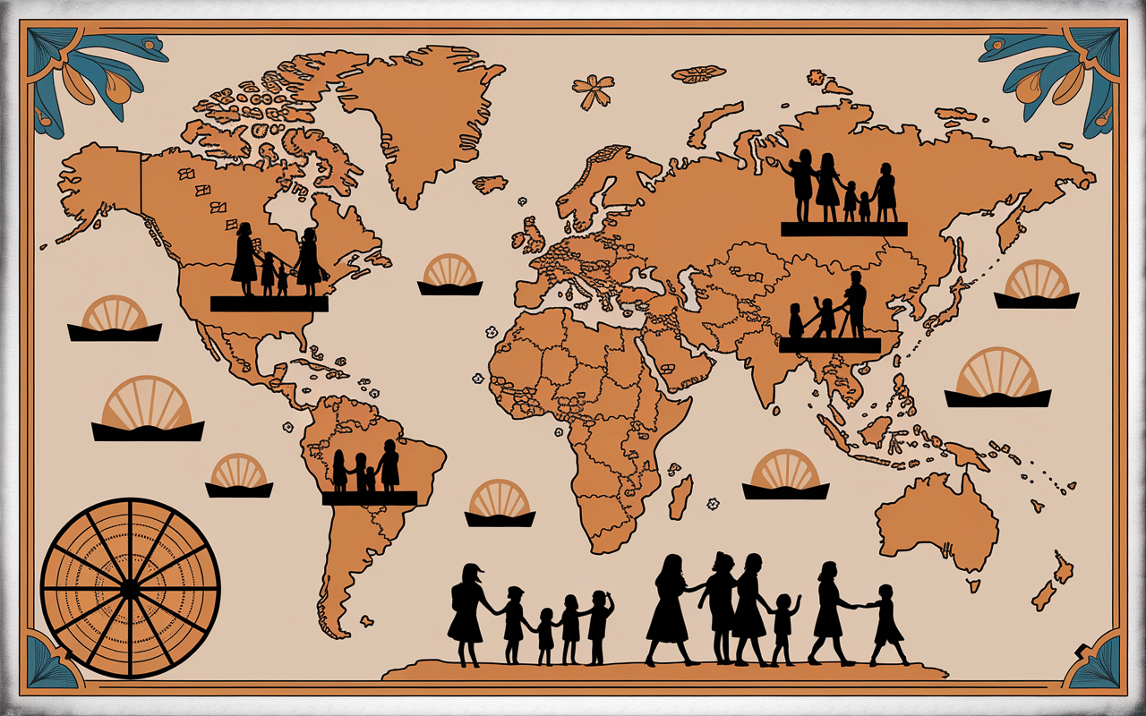 origines galette juif familles migration