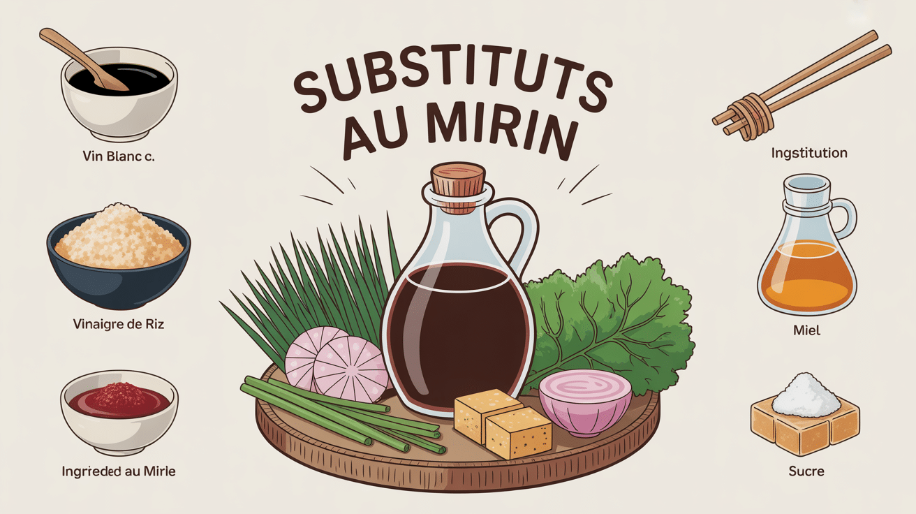 par quoi remplacer le mirin illustration ingrédients substitution