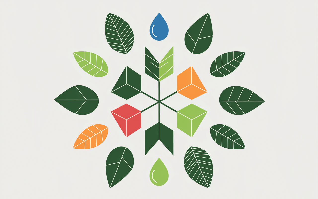 supasawa acides naturels vegan illustration