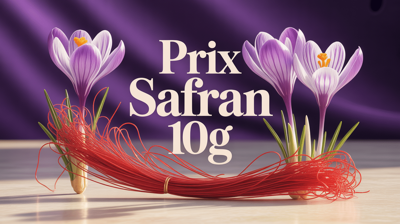 Filaments de safran 10g prix et fleurs crocus luxe