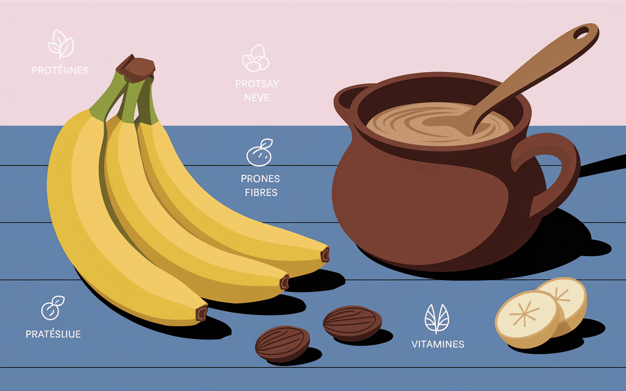 banane beurre de cacahuete nutrition gateau