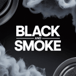 design moderne black and smoke textures métalliques