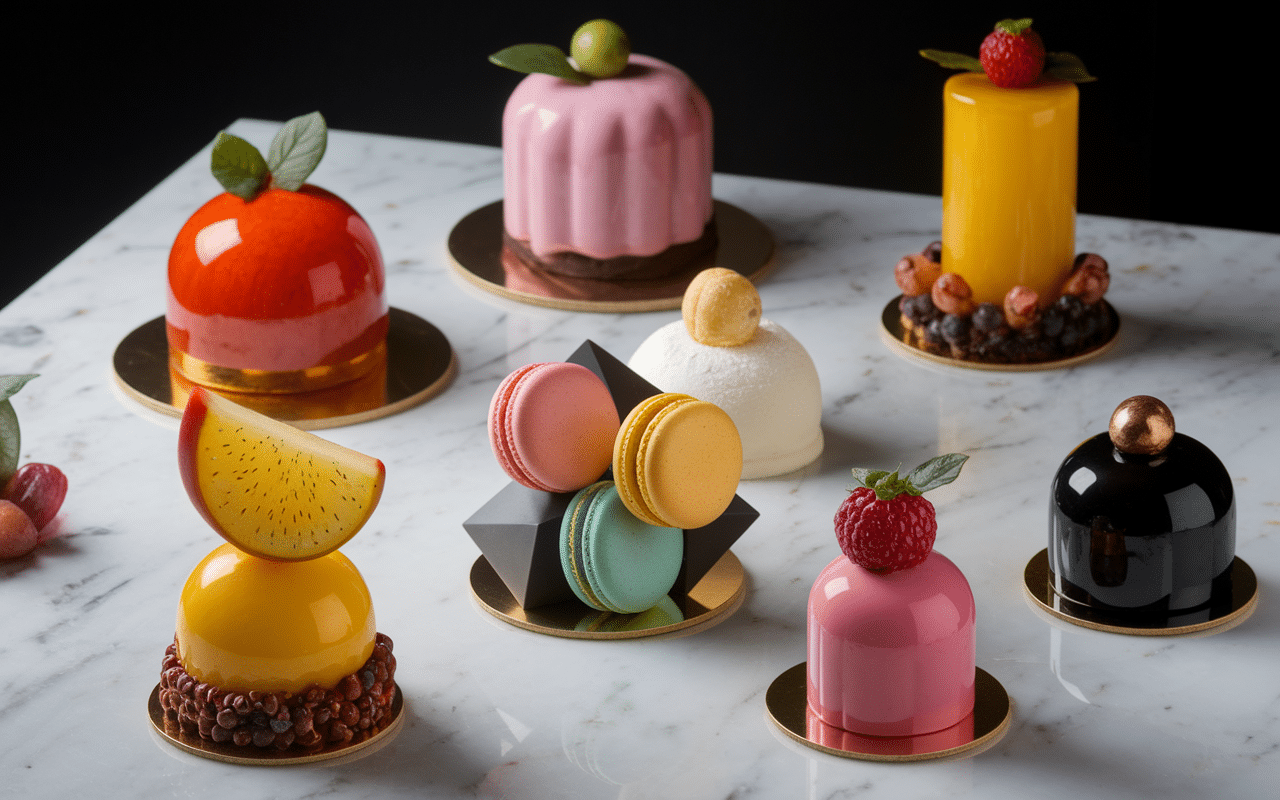 Desserts modernes chef patissier francais