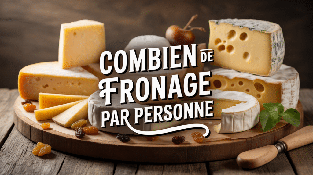 Plateau de fromage, combien de gramme de fromage par personne
