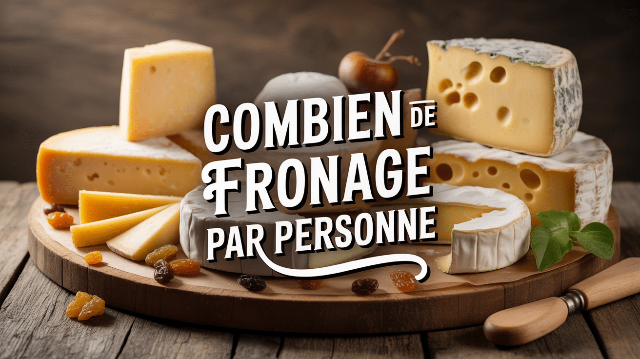 Plateau de fromage, combien de gramme de fromage par personne