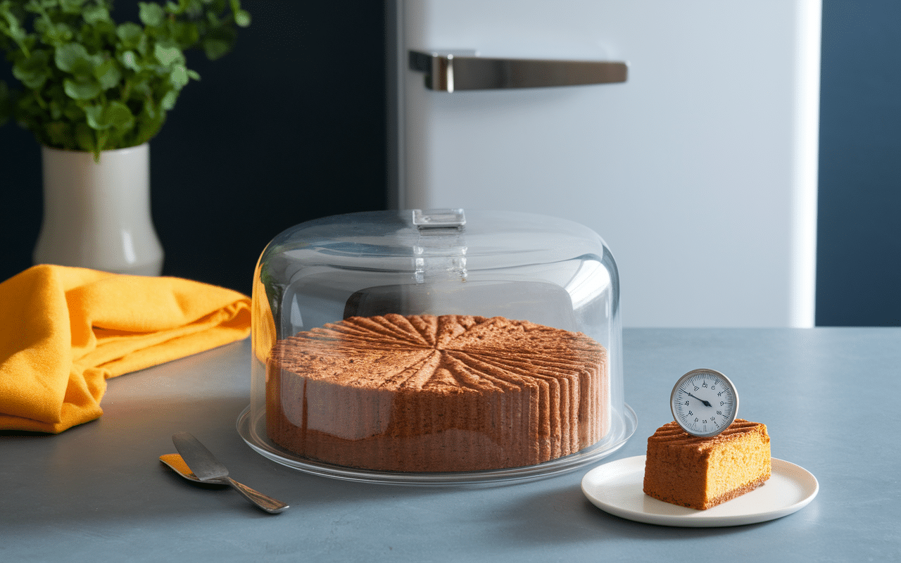 Boîte hermétique conservation gateau basque réfrigérateur