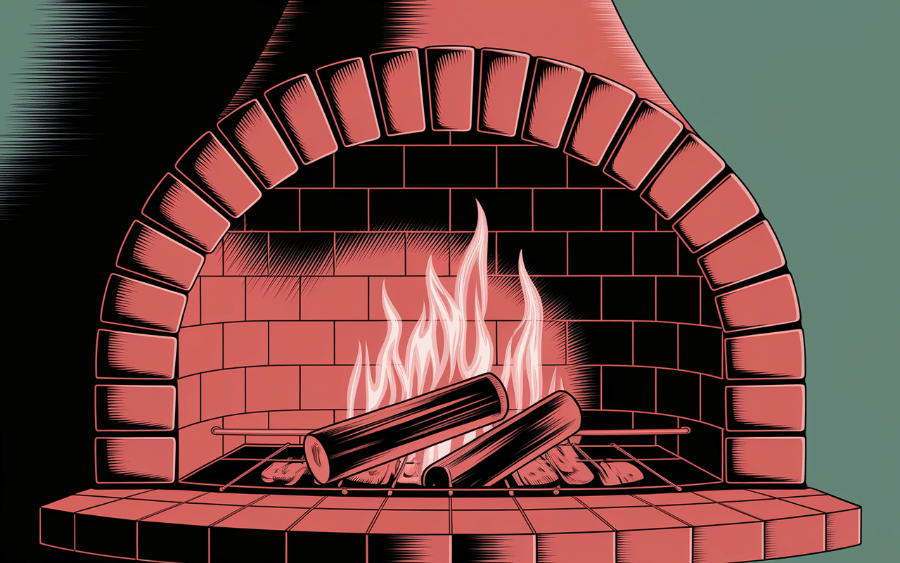 Coupe technique d’un four palestinien structure et chaleur