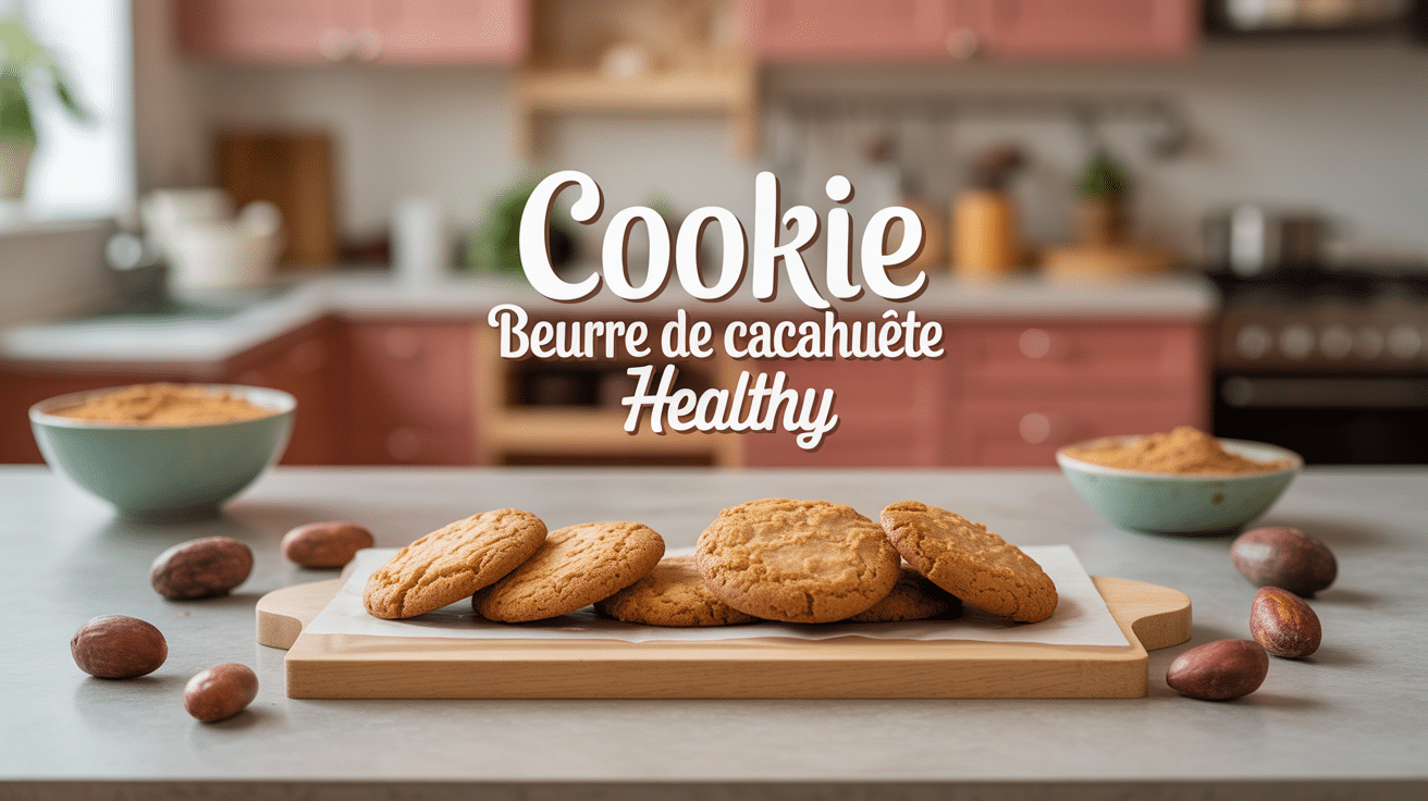 cookie beurre de cacahuete healthy cuisine moderne
