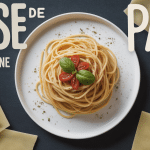 assiette spaghettis et balance dose de pate par personne