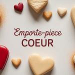 emporte piece coeur sur pate sablee biscuits decoupes