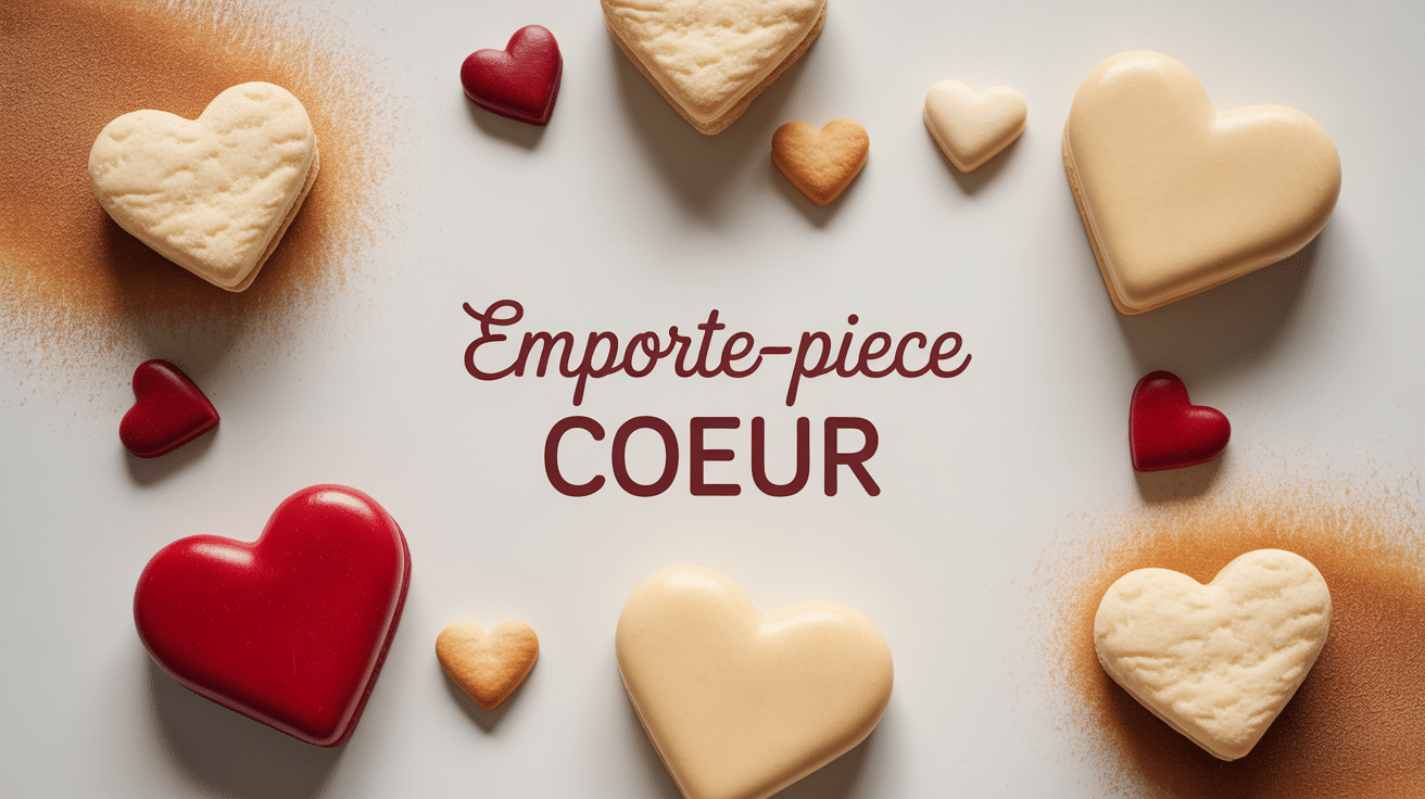 emporte piece coeur sur pate sablee biscuits decoupes