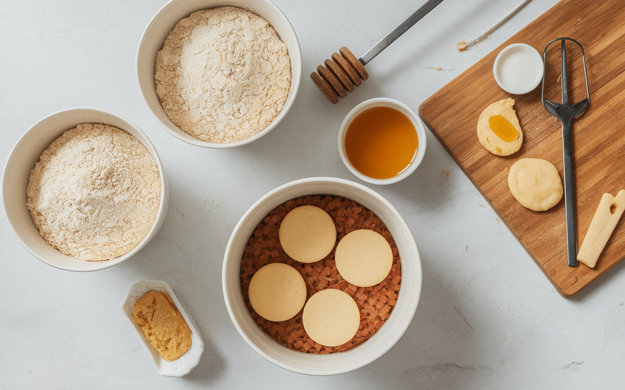 préparation cookie beurre de cacahuete healthy cuisine