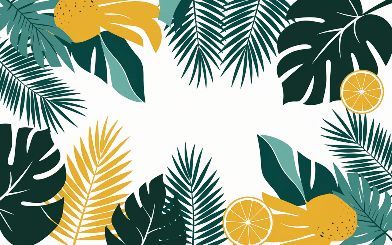 composition exotique gateau citron vert avec citrons et feuilles