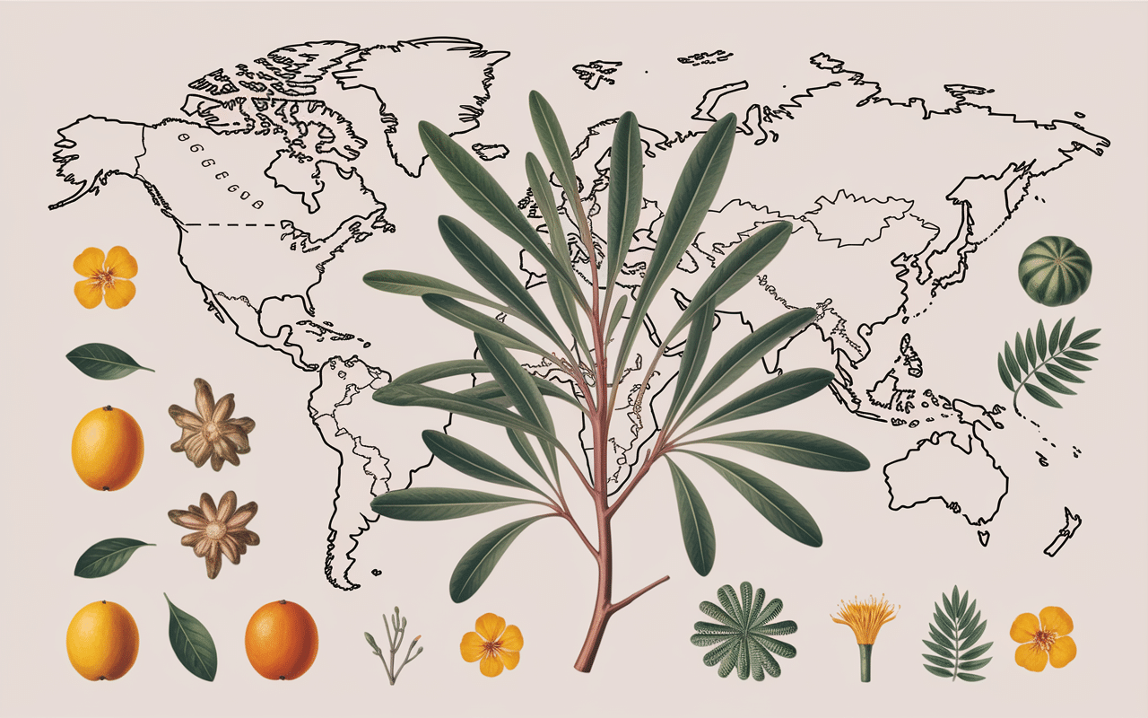 illustration botanique jelly melon plante africaine