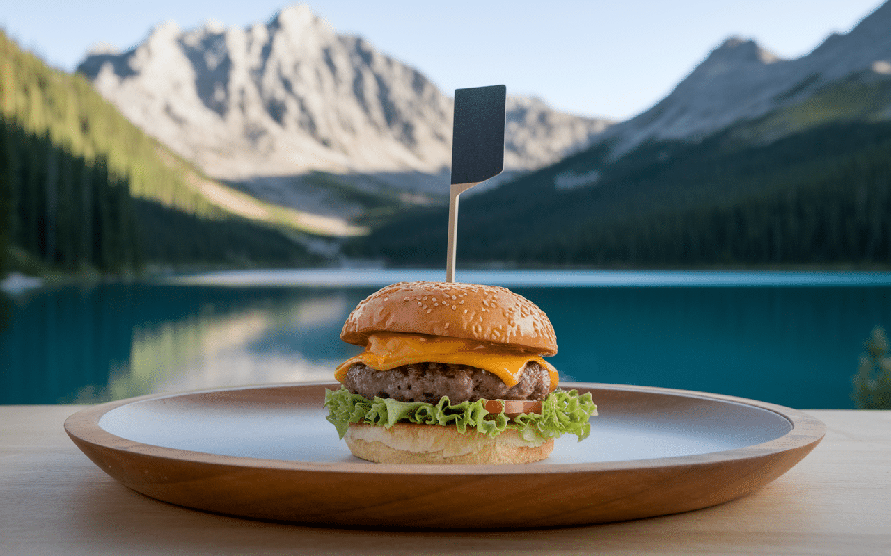 Meilleur burger Annecy restaurant avec terrasse lac montagne