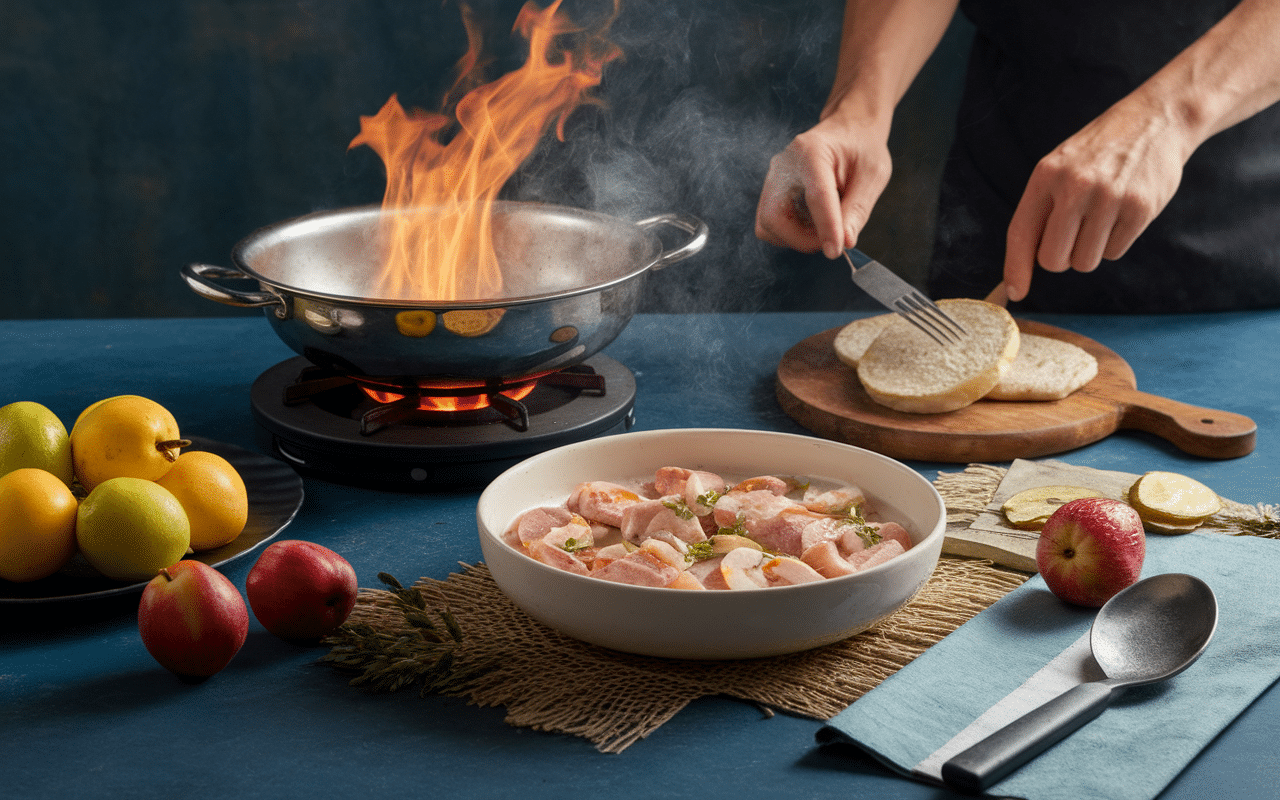 preparation recette fideua catalane paellera cuisine