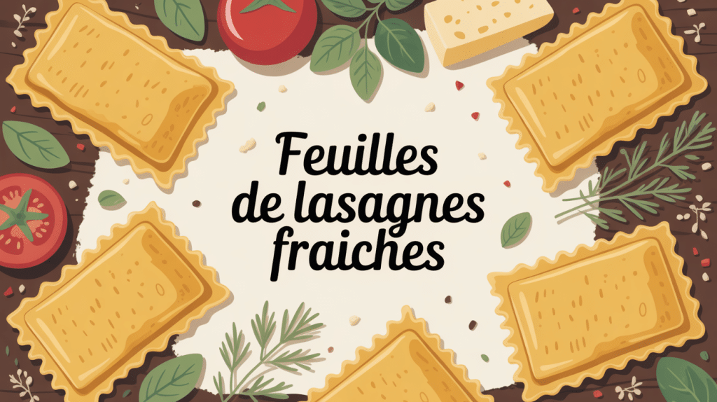 Feuilles de lasagnes fraîches idées recettes faciles