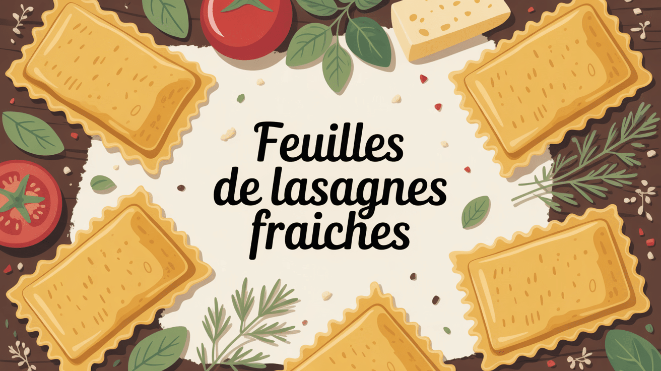 Feuilles de lasagnes fraîches idées recettes faciles