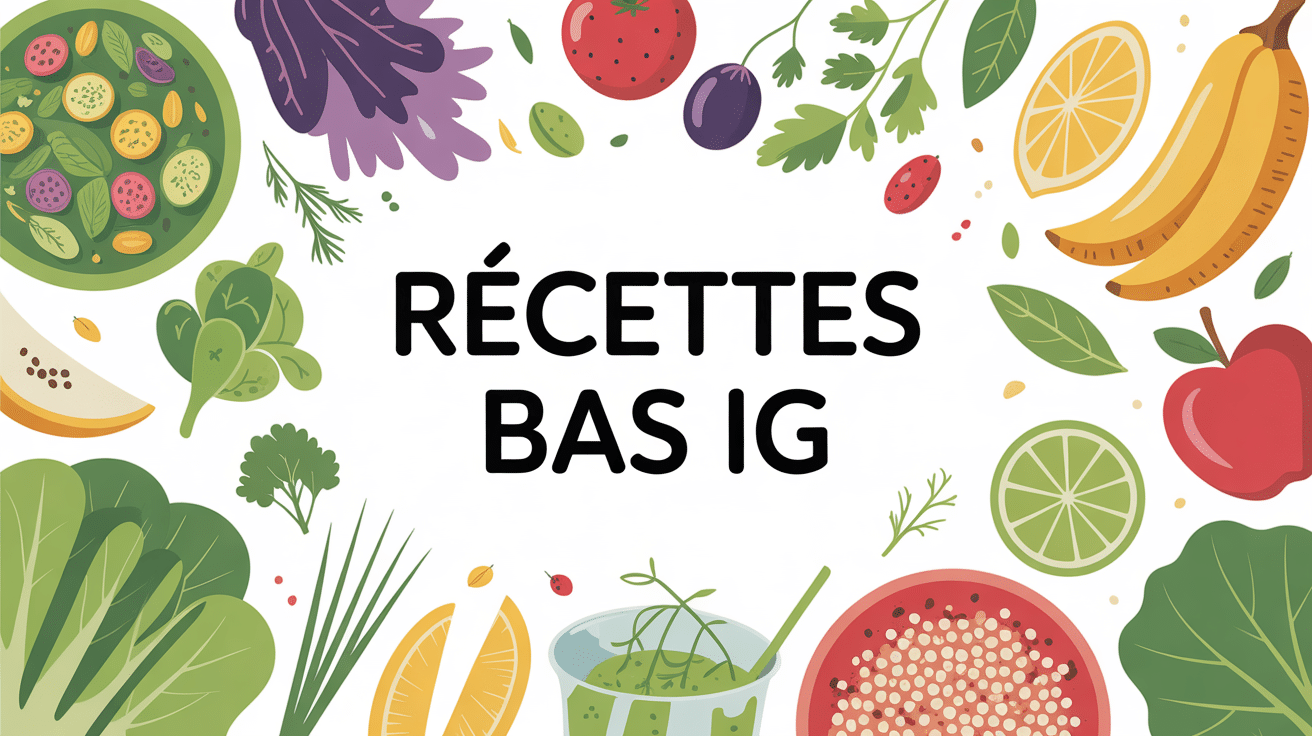 Assiette équilibrée recette bas IG avec légumineuses, quinoa, légumes, fruits frais