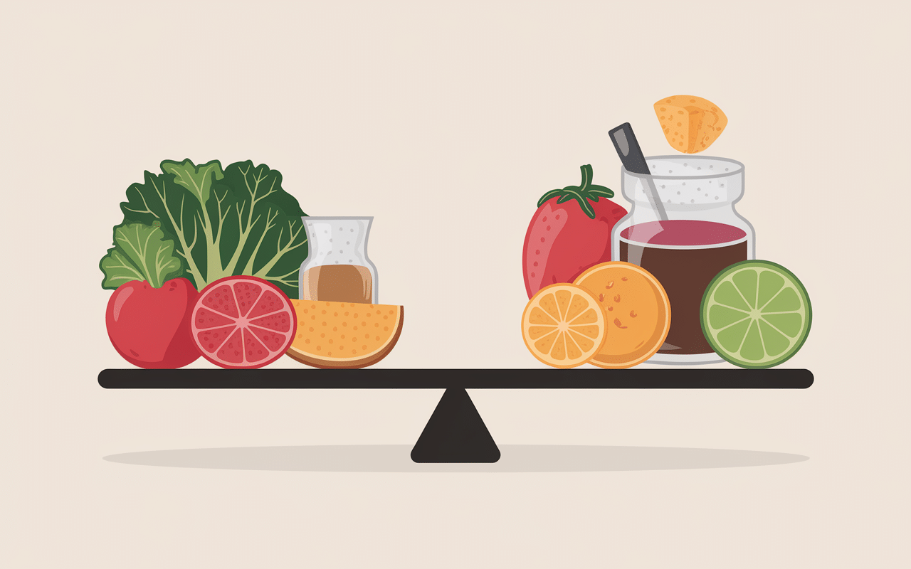 Graphique pédagogique recette bas IG courbe glycémique stable aliments sains