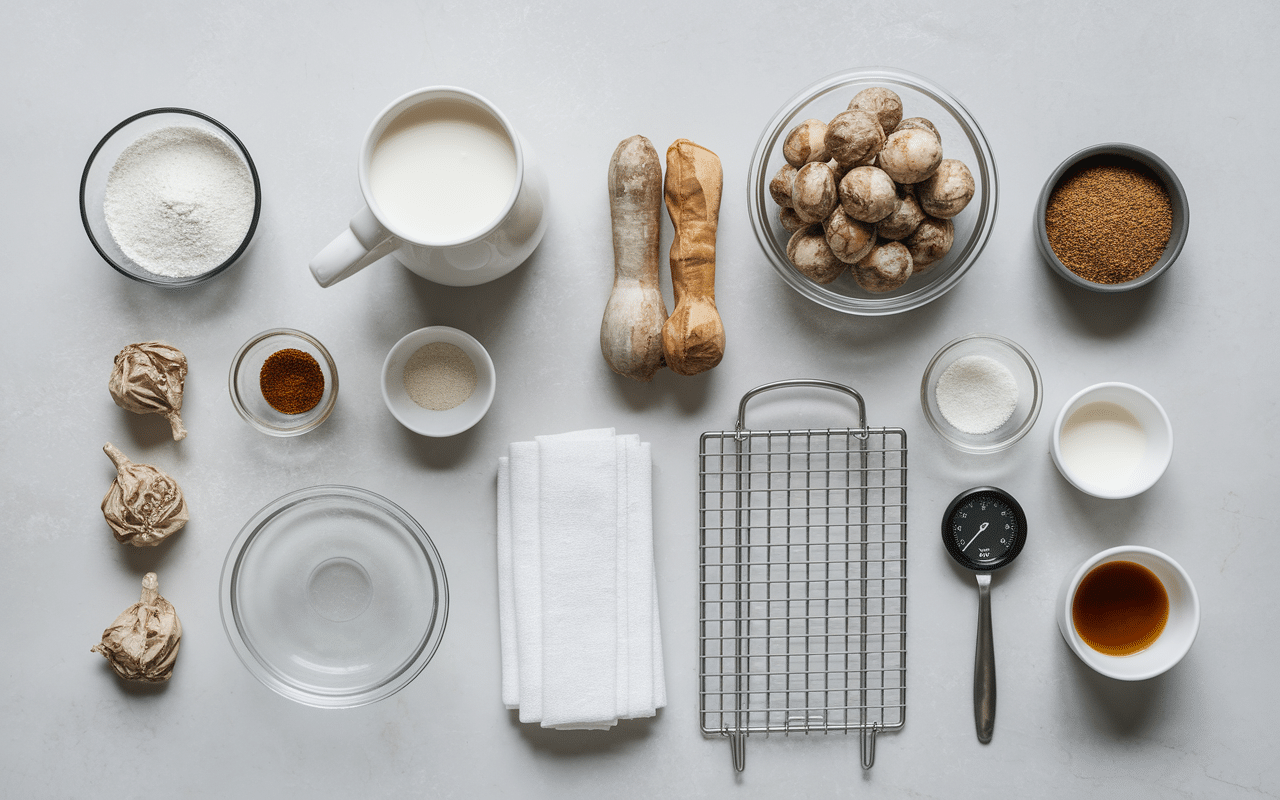 ingrédients matériel recette du camembert faits maison