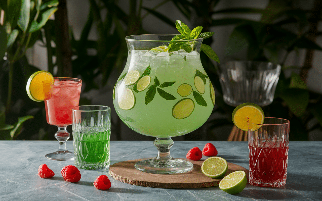 recette mojito pour 10 personnes fontaine à cocktail élégante
