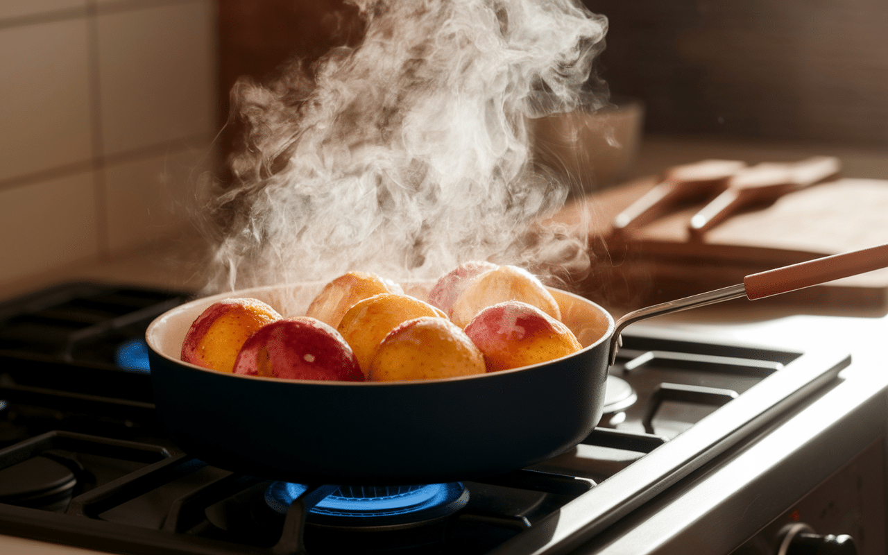 Cuisson pommes au four cannelle fondantes