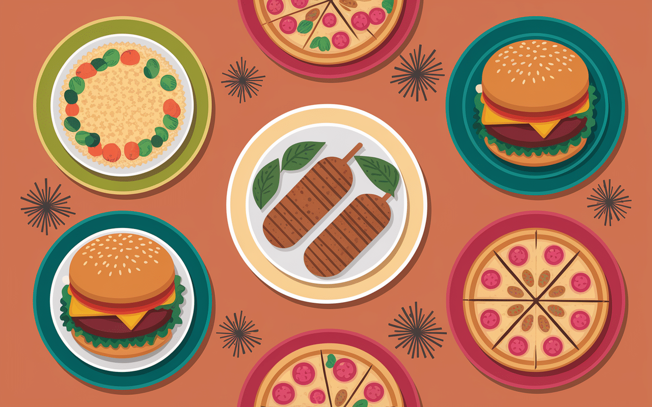 plats variés resto halal nice