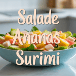 Salade ananas surimi avec ananas frais et surimi