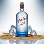 bouteille stolichnaya stoli vodka blé glace