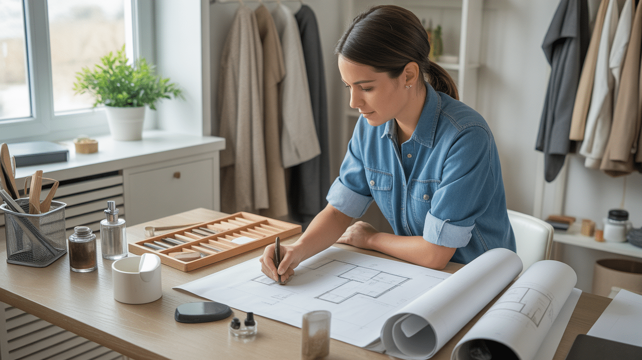 Conception professionnelle salle de bain dressing