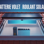 installation batterie pour volet roulant solaire velux sur fenêtre