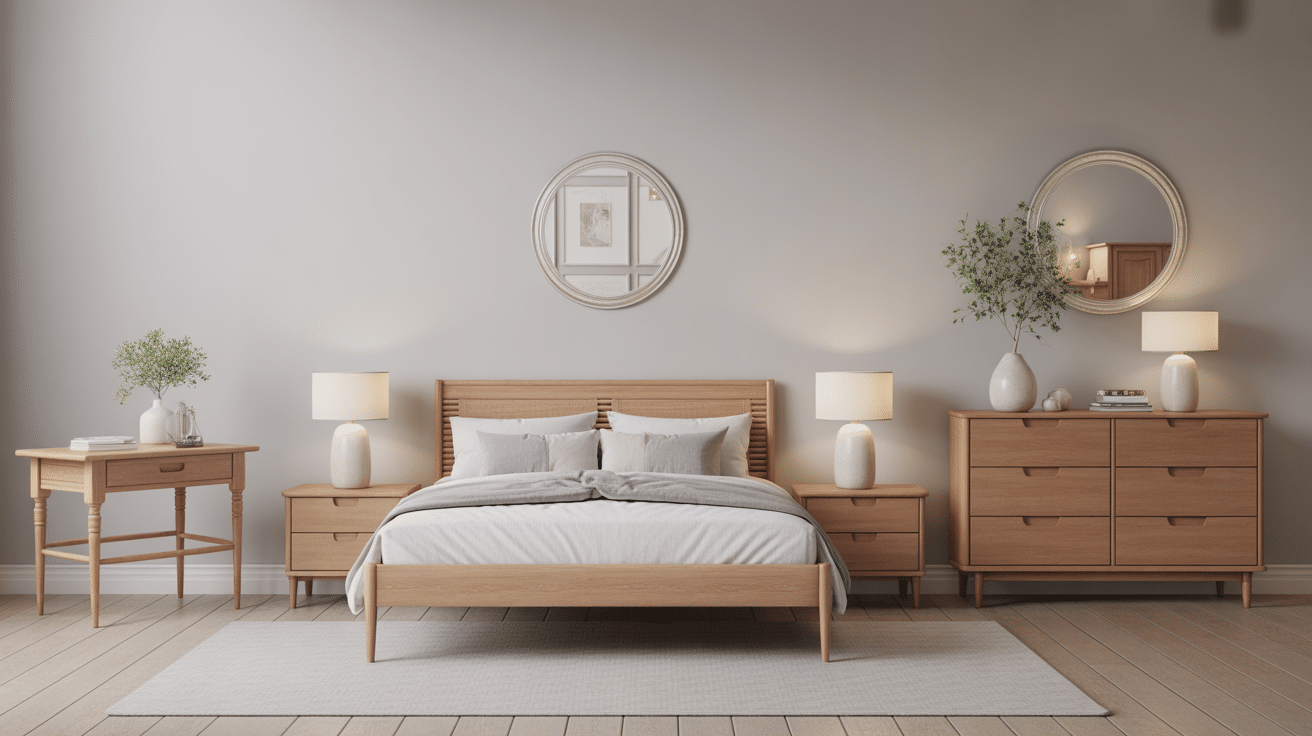 Différents meubles tarva configurations lit commode chevet