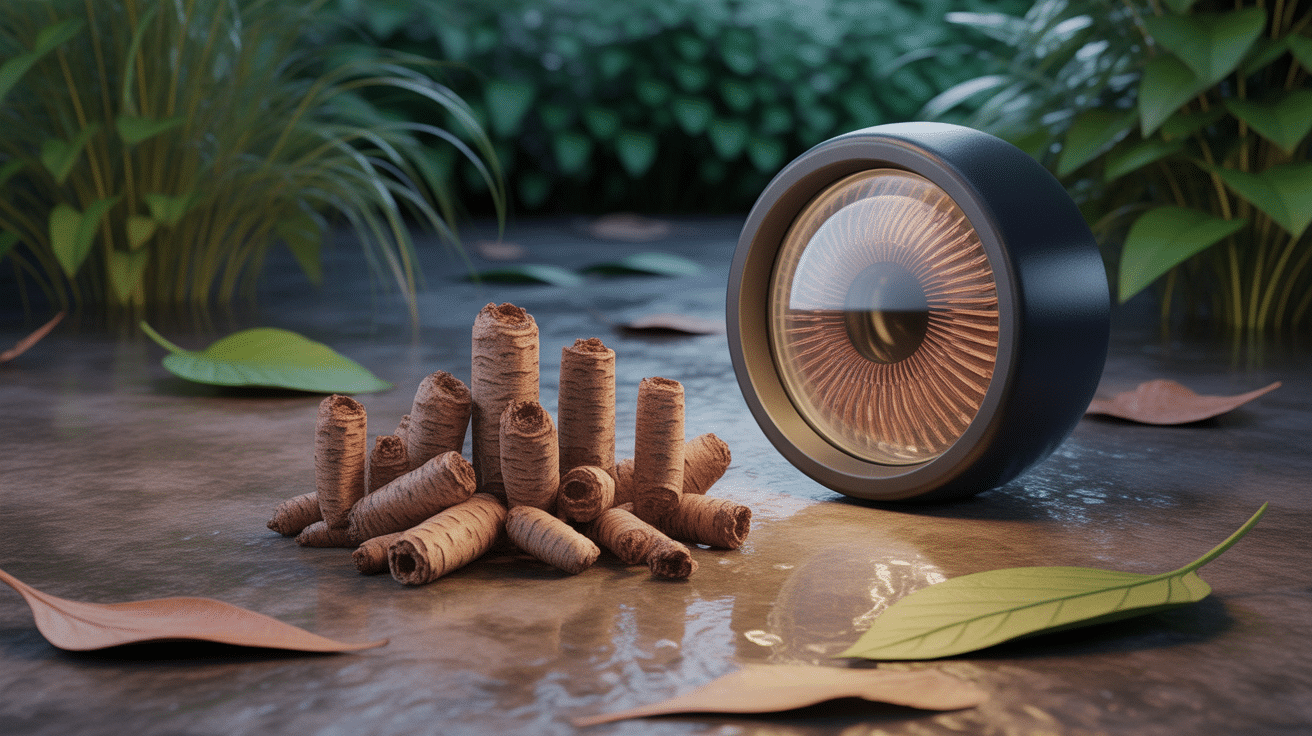 Repérer crotte de crapaud sur sol humide