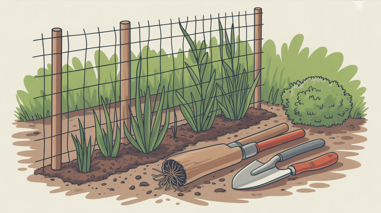 Barriere anti-rhizomes degat bambou maison