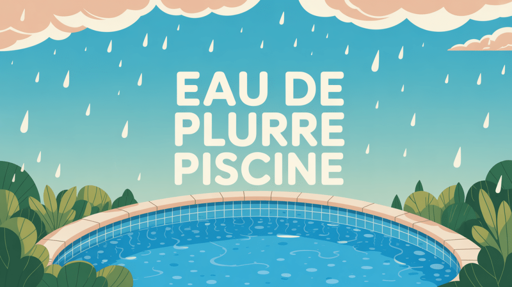 eau de pluie pour piscine vue aerienne pluie vegetation