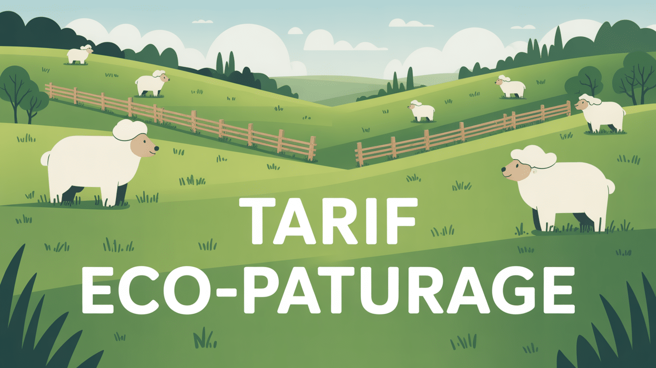 éco-pâturage tarif moutons prairie vallonnée