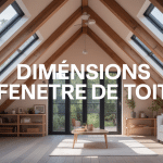 Fenêtre de toit Roto dimensions coupe maison plusieurs tailles
