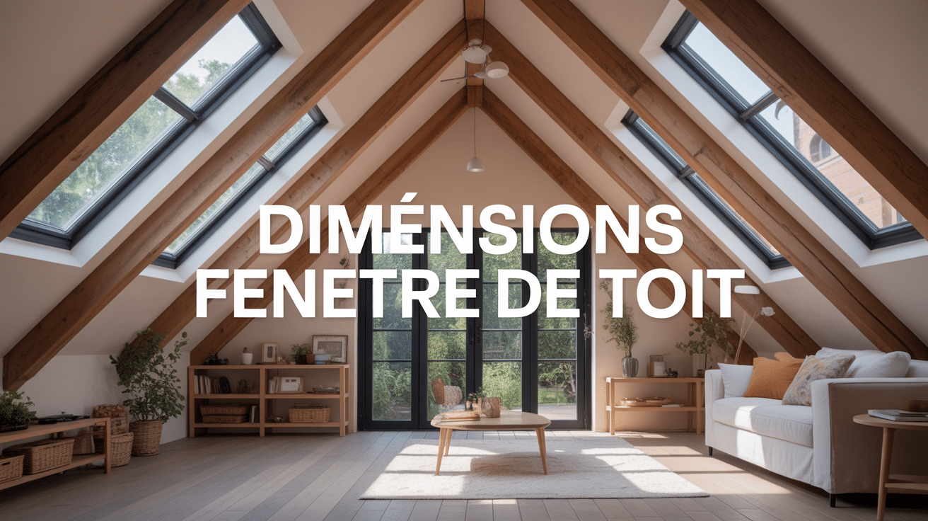 Fenêtre de toit Roto dimensions coupe maison plusieurs tailles