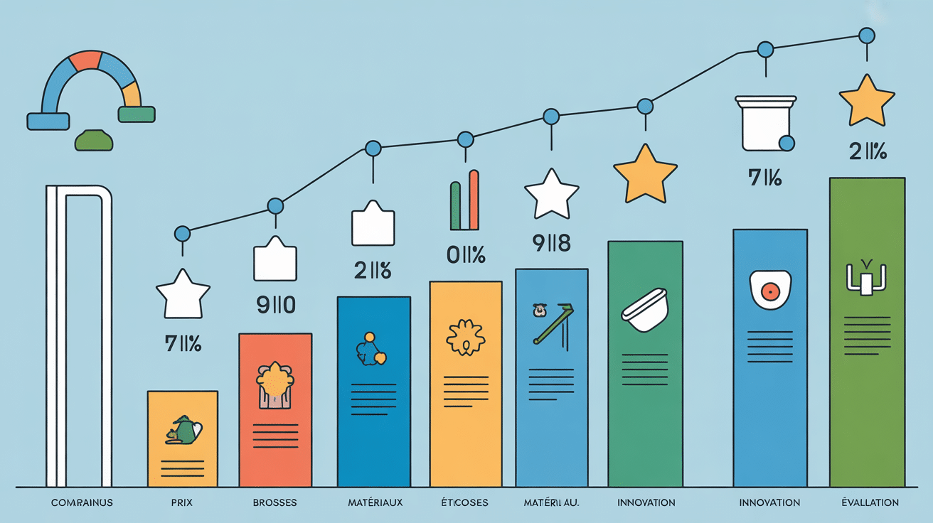 comparaison brosse wc la plus efficace en infographie