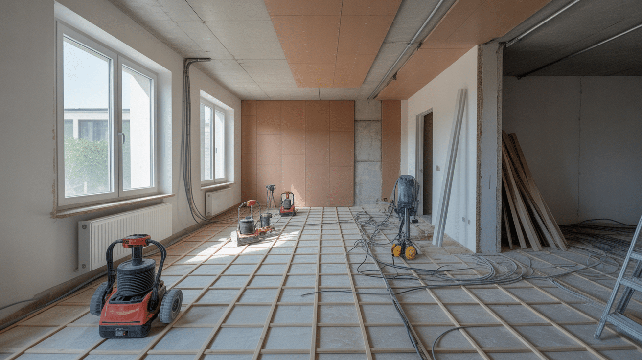 Solutions d’isolation acoustique contre le bruit solidien