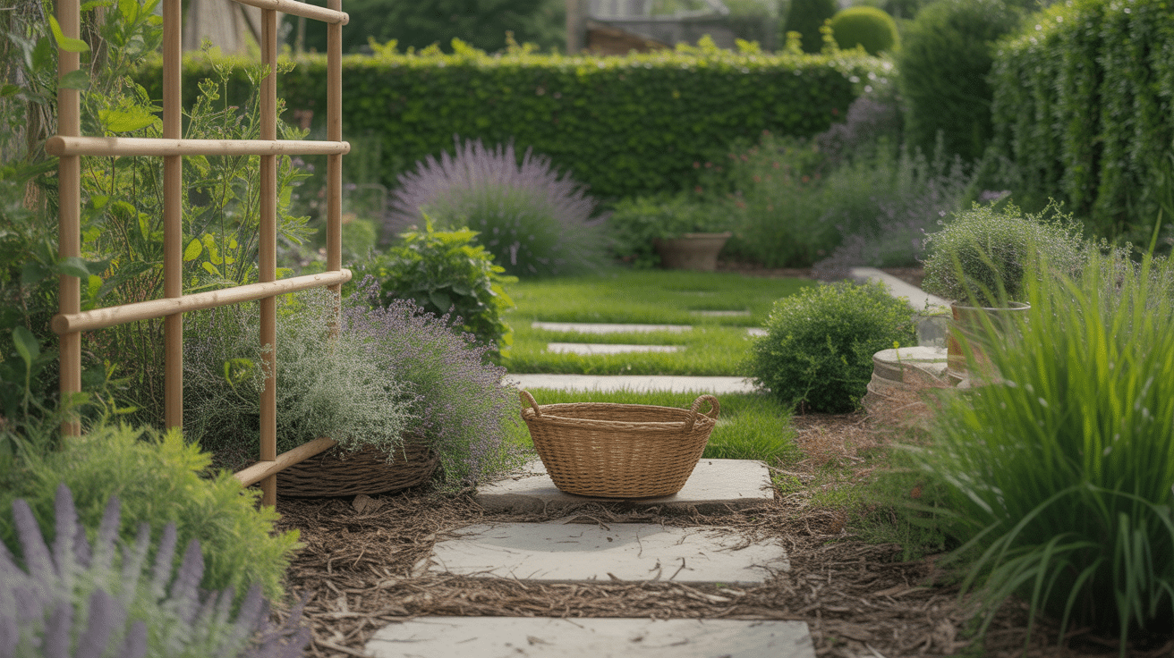 contrôle mauvais herbe fleur blanche jardin écologique