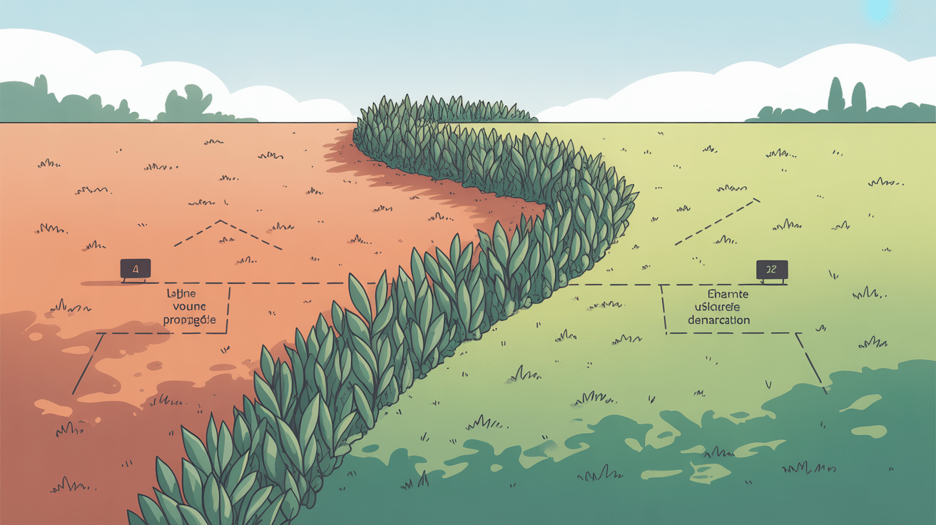 mon voisin a enlevé la haie mitoyenne coupe séparation terrains