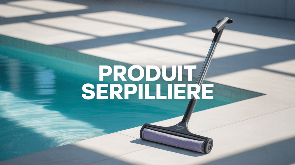 Produit serpillère moderne avec manche télescopique et microfibre