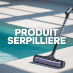 Produit serpillère moderne avec manche télescopique et microfibre